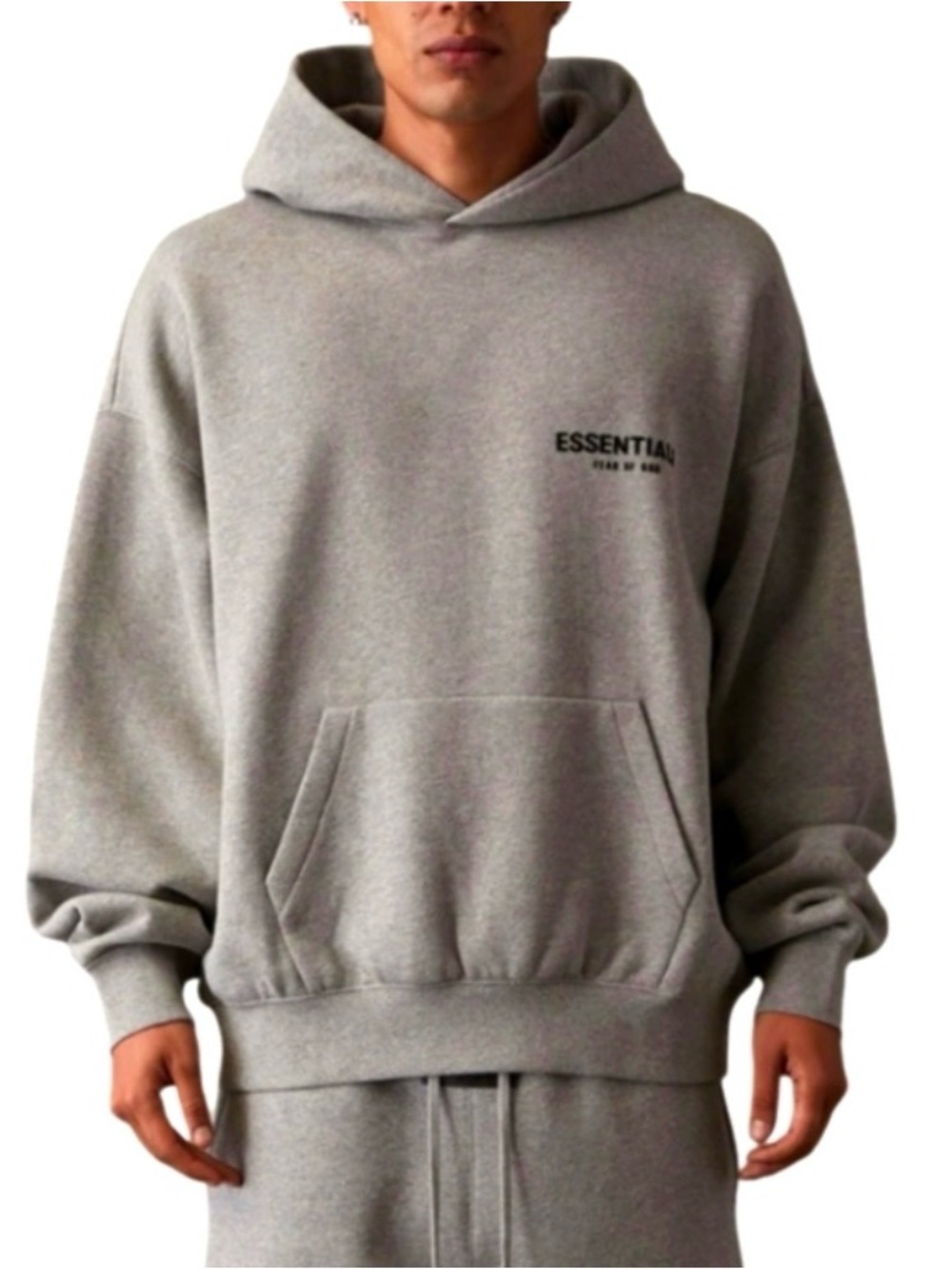 New Fear Of God Essentials Dark Oatmeal Sweatshirt Size XL